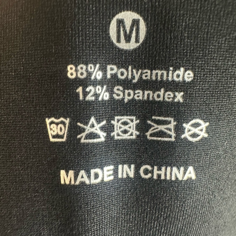 The Gym People Black High‑Waist Performance Leggings / Active Pants — Medium - Picture 11 of 11